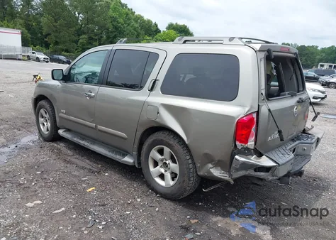 2007 Nissan Armada Le из США, поврежденный, VIN 5N1BA08A57N707025